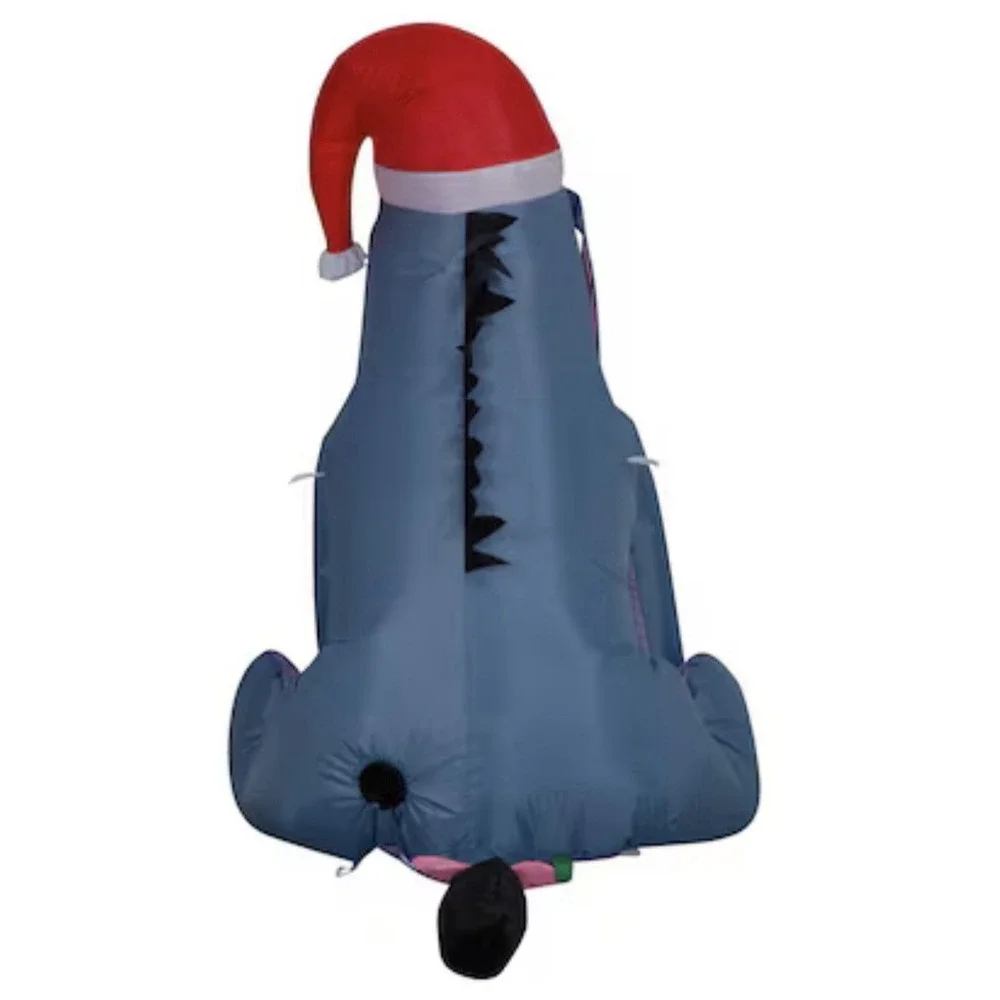 Disney 3.5-ft Lighted‎ Winnie-the-Pooh. Eeyore Merry Christmas Inflatable